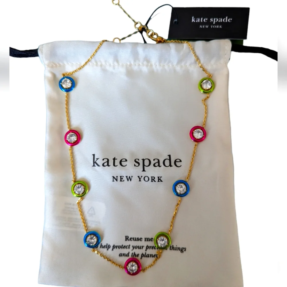 NWT Kate Spade Dream in Color station necklace.